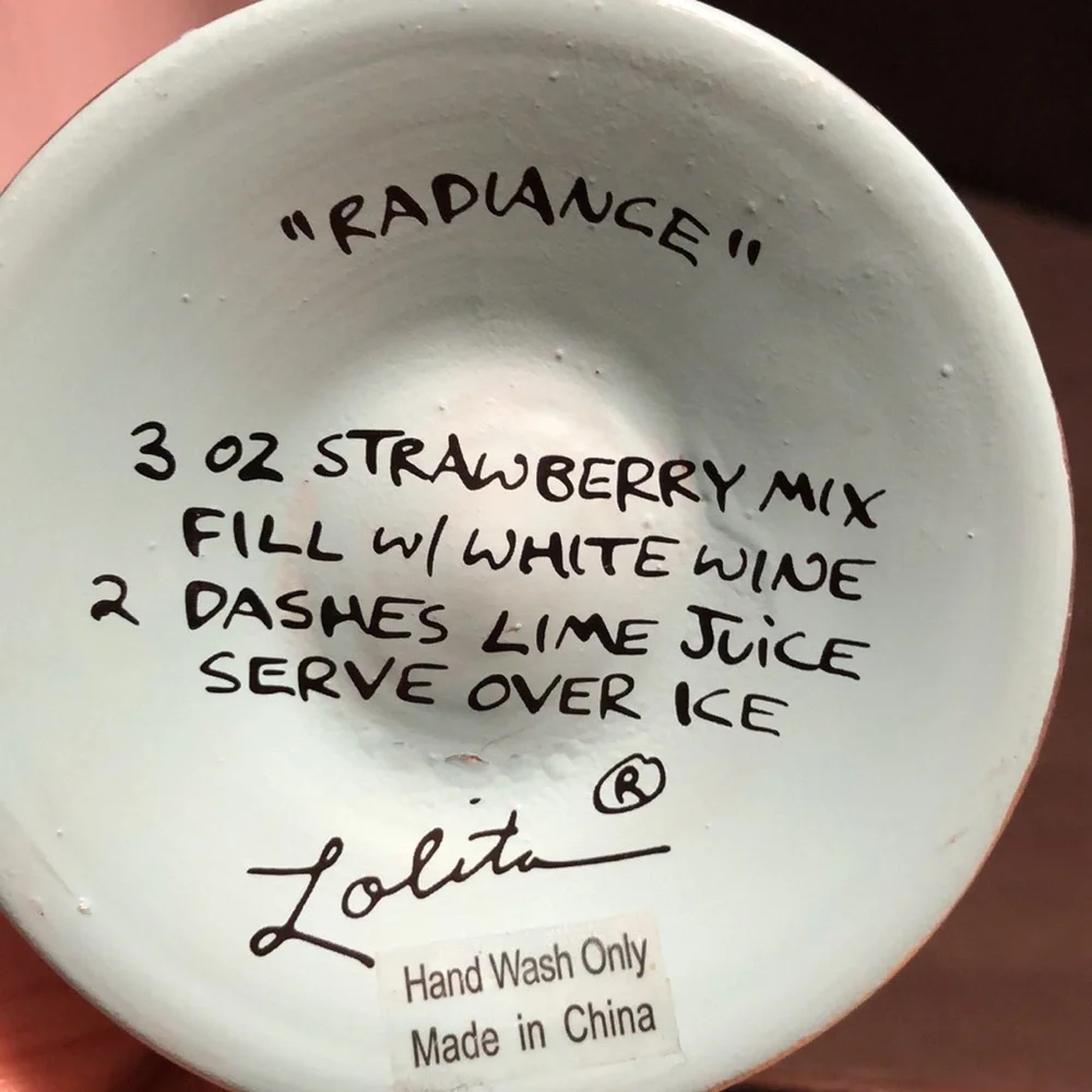 Lolita Radiance wine glass retired in original box